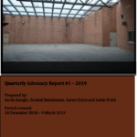 cover of the JAIL hotline's 2019 first report