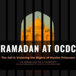 ramadan at OCDC poster with mosk behind bars