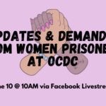 women at OCDC demands