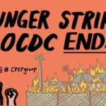 ocdc hunger strike ends poster