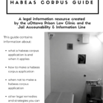 Description of Guide: "What a Habeas Corpus Application is and when it applies; how to make an application; when not to make an application; other legal strategies."